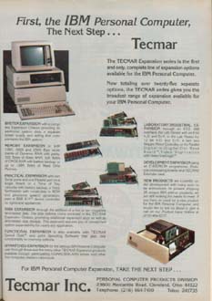 Add: First, the IBM PC, The Next Step...Tecmar
