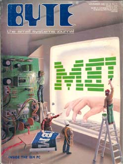 Byte Magazine Vol 8 No. 11 November 1983 Cover