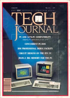 PC Tech Journal Vol 3 No. 3 March 1985 Cover
